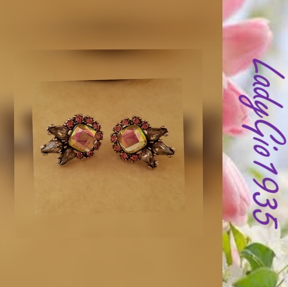Crystal Cluster Earrings